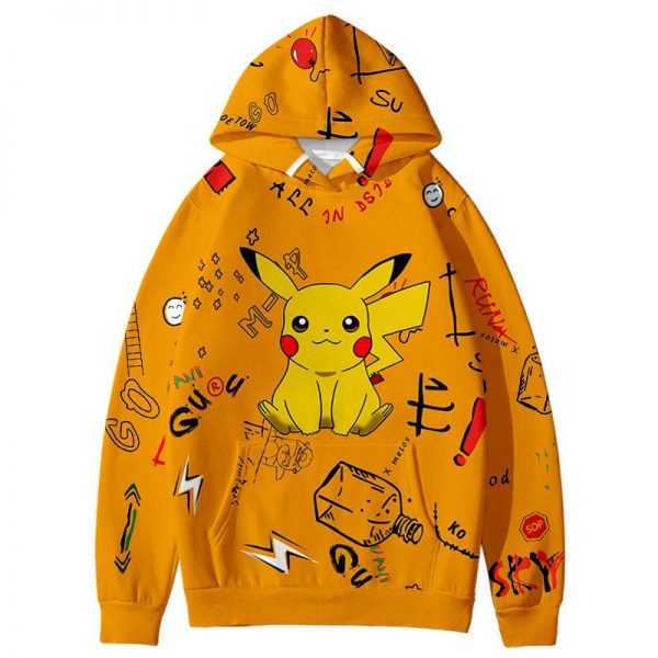 Pokemon 3D Print Design Hoodies - Anime Hooded Sweatshirts