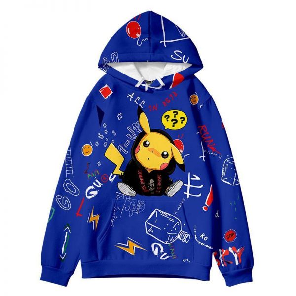 Pokemon 3D Print Design Hoodies - Anime Hooded Sweatshirts