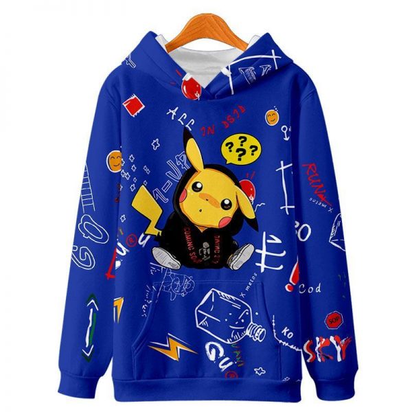 Pokemon 3D Print Design Hoodies - Anime Hooded Sweatshirts