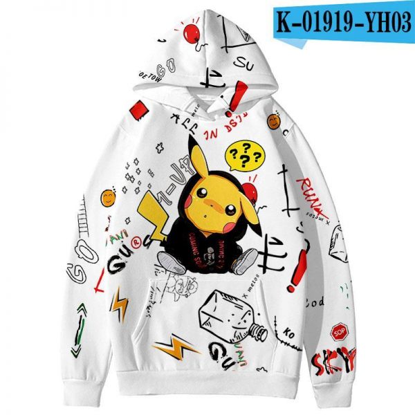 Pokemon 3D Print Design Hoodies - Anime Hooded Sweatshirts