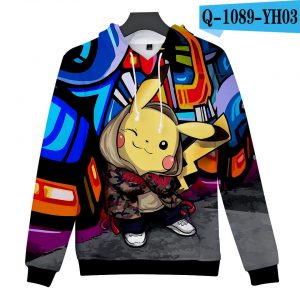 Pokemon 3D Print Design Hoodies - Anime Hooded Sweatshirts