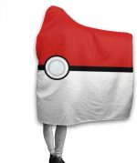 Pokemon Anti-Pilling Hooded Blankets - Anime Fleece Throw Blankets Cloak