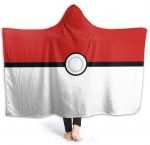 Pokemon Anti-Pilling Hooded Blankets - Anime Fleece Throw Blankets Cloak