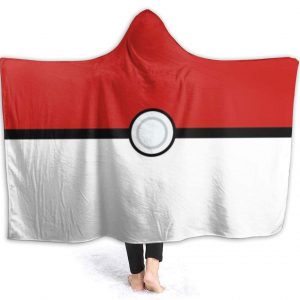 Pokemon Anti-Pilling Hooded Blankets - Anime Fleece Throw Blankets Cloak
