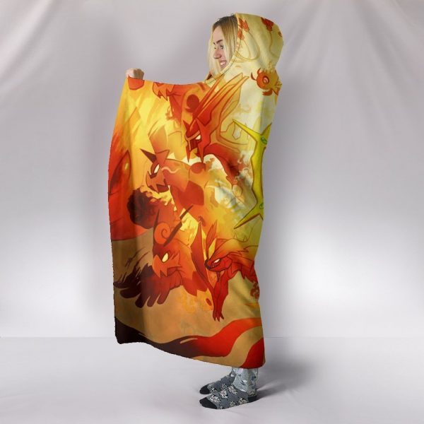 Pokemon Arceus Hooded Blanket - Yellow Blanket