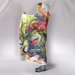 Pokemon Blastoise And Venusaur Hooded Blanket - Charizard Bigger Guy Blanket