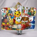 Pokemon Character Hooded Blanket - Christmas Spree Blanket