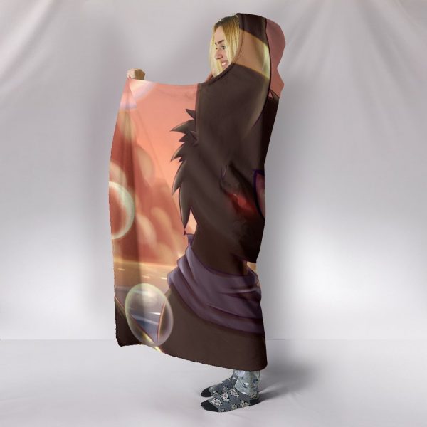 Pokemon Espeon And Umbreon Hooded Blanket - In Love Pink Blanket