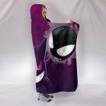 Pokemon Gastly Haunter And Gengar Hooded Blanket - Demon Black Blanket