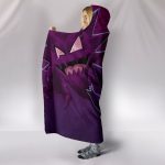 Pokemon Gastly Haunter And Gengar Hooded Blanket - Demon Black Blanket