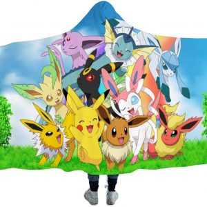 Pokemon Hooded Blankets - Anime Mystery Blankets