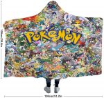 Pokemon Hooded Blankets - Anime Mystery Dungeon Wearable Blankets