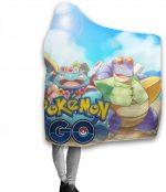 Pokemon Hooded Blankets - Anti-Pilling Fleece Throw Blankets Cloak