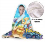 Pokemon Hooded Blankets - Anti-Pilling Fleece Throw Blankets Cloak