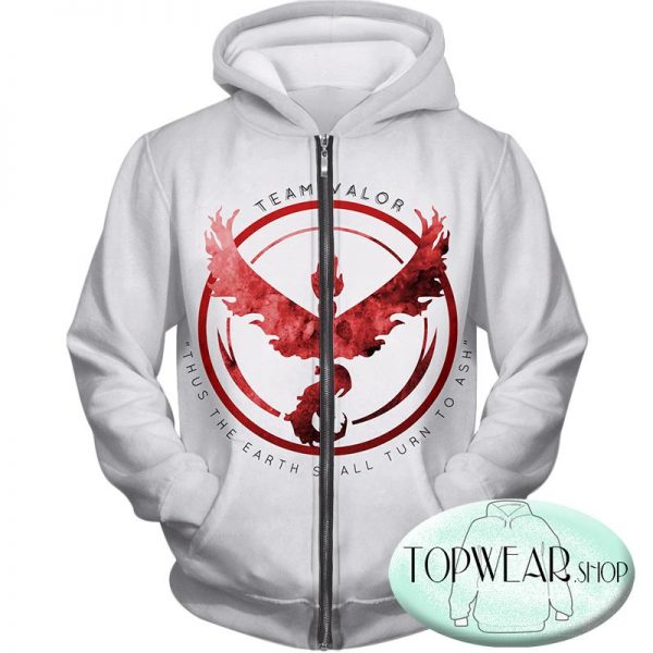 Pokemon Hoodies - Fire Pokemon Moltress Logo Hoodie