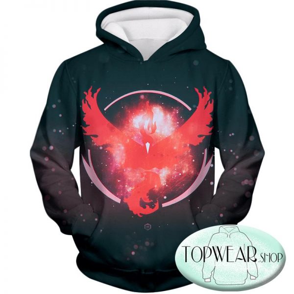 Pokemon Hoodies - Legendary Fire Pokemon 3D Zip Up Hoodie