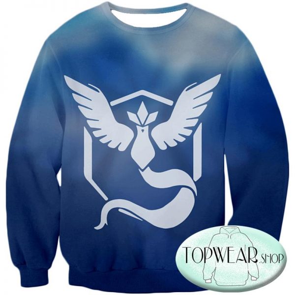 Pokemon Hoodies - Pokemon Articuno Symbol 3D Hoodie