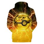 Pokemon Hoodies - Pokemon Series Lightning Ball Super Cool Hoodie