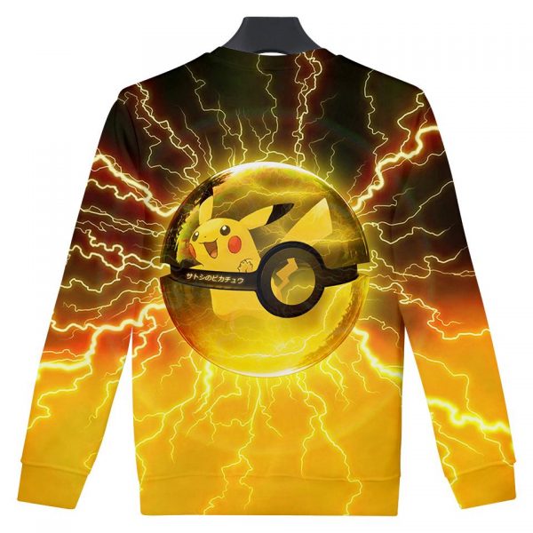 Pokemon Hoodies - Pokemon Series Lightning Ball Super Cool Hoodie