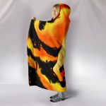 Pokemon Rapidash Hooded Blanket - Fire Yellow Blanket