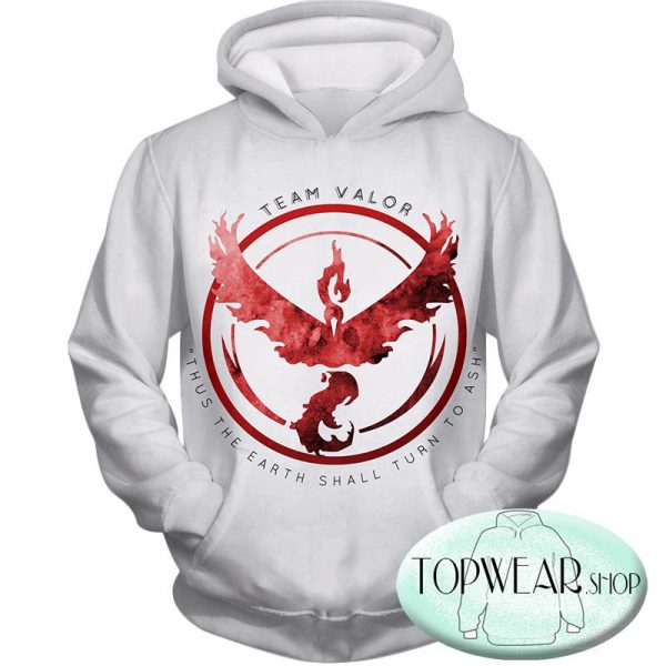 Pokemon Sweatshirts - Fire Pokemon Moltress Logo Sweatshirt