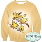 Pokemon Sweatshirts - Pokemon Jolteon and Trainer Sweatshirt