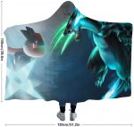 Pokemon Winter Blankets - Anime Throw Hooded Blankets