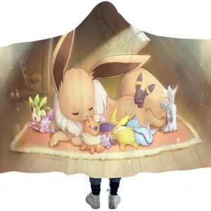 Pokemon Winter Wearable Blankets - Mystery Dungeon Hooded Blankets