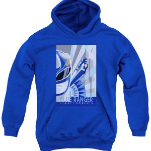 Power Rangers Hoodie - Blue Ranger Deco Pullover Sweatshirts