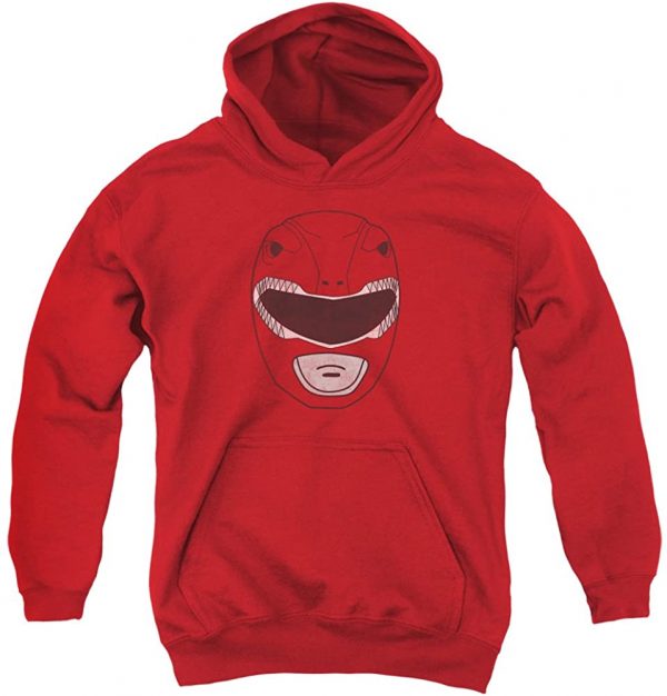 Power Rangers Red Ranger Mask Pullover Hoodie