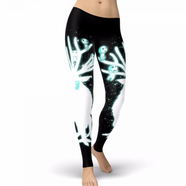 Princess Mononoke Printed Forest Spirits Leggings