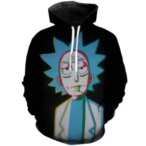 Psy Rick | Rick and Morty 3D Printed Unisex Hoodies