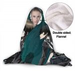 Psycho-pass Fleece Flannel Hooded Blankets - Anime Travel Blankets