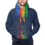 PUBG Hoodies - 3D Print Game Playerunknown's Battlegrounds Indigo Colorful Pullover with Pockets