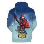 PUBG Hoodies - 3D Print Game Playerunknown's Battlegrounds Navy Blue Pullover with Pockets