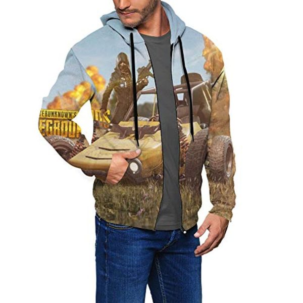 PUBG Hoodies - 3D Print Game Playerunknown's Battlegrounds Pullover with Pockets