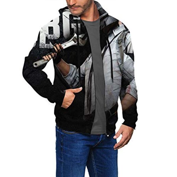 PUBG Hoodies - 3D Print Game Playerunknown's Battlegrounds Pullover with Pockets