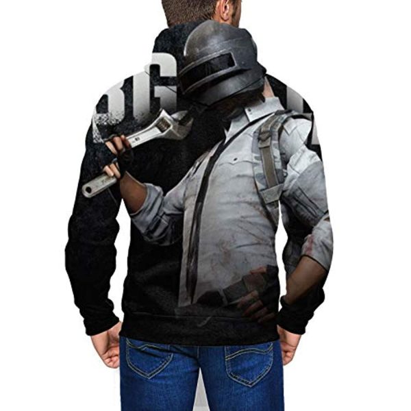 PUBG Hoodies - 3D Print Game Playerunknown's Battlegrounds Pullover with Pockets
