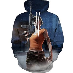 PUBG Hoodies - 3D Print Game Playerunknown's Battlegrounds Pullover with Pockets