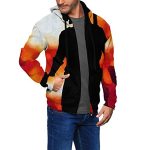 PUBG Hoodies - 3D Print Game Playerunknown's Battlegrounds Pullover with Pockets Red and Black