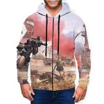 PUBG Hoodies - 3D Print Game Playerunknown's Battlegrounds Pullover with Pockets Colorful