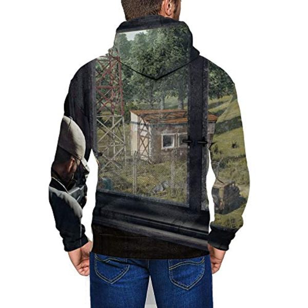 PUBG Hoodies - 3D Print Game Playerunknown's Battlegrounds Pullover with Pockets