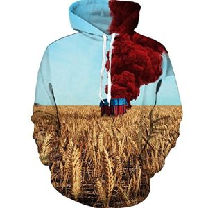 PUBG Hoodies - 3D Print Game Playerunknown's Battlegrounds Supply Crate Pullover with Pockets