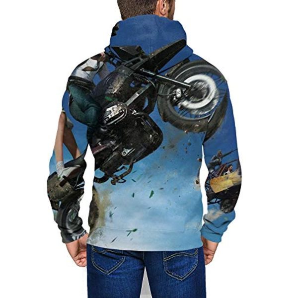 PUBG Hoodies - 3D Print Game PUBG Vehicle Zipper Jacket with Pockets
