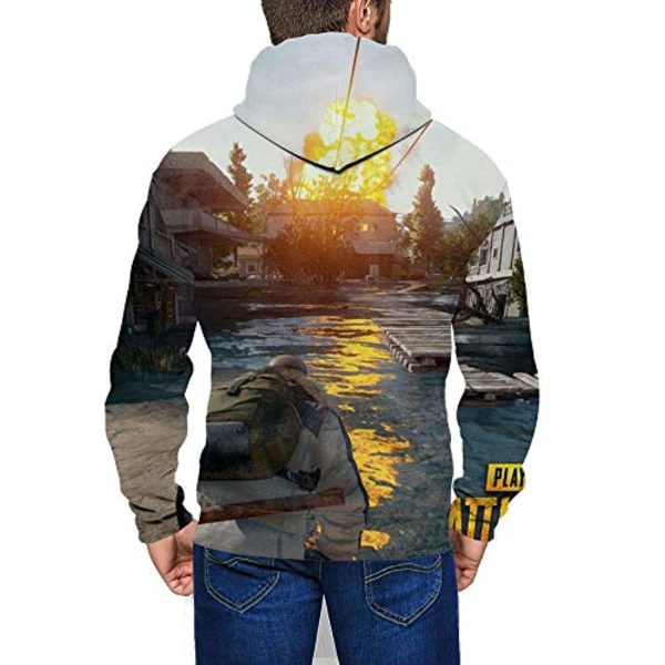 PUBG Hoodies - 3D Print Game Zipper Jacket with Pockets