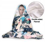 Puella Magi Madoka Magica Printed Hooded Blanket - Anime Nap Throw Printed Blanket