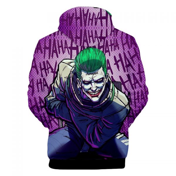 Purple Unisex 3D Print Halloween Horror Pullover Hoodies