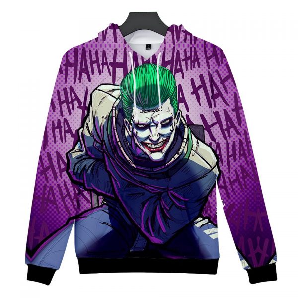 Purple Unisex 3D Print Halloween Horror Pullover Hoodies