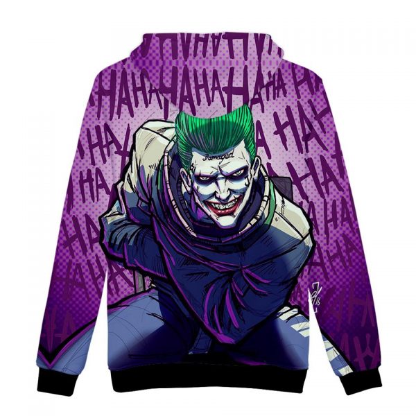 Purple Unisex 3D Print Halloween Horror Pullover Hoodies