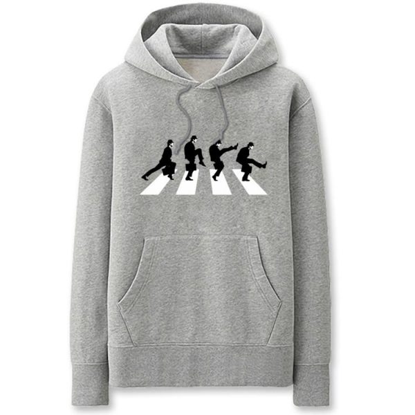 Python Hoodies - Solid Color Silly Walks Cartoon Style Funny Fleece Hoodie